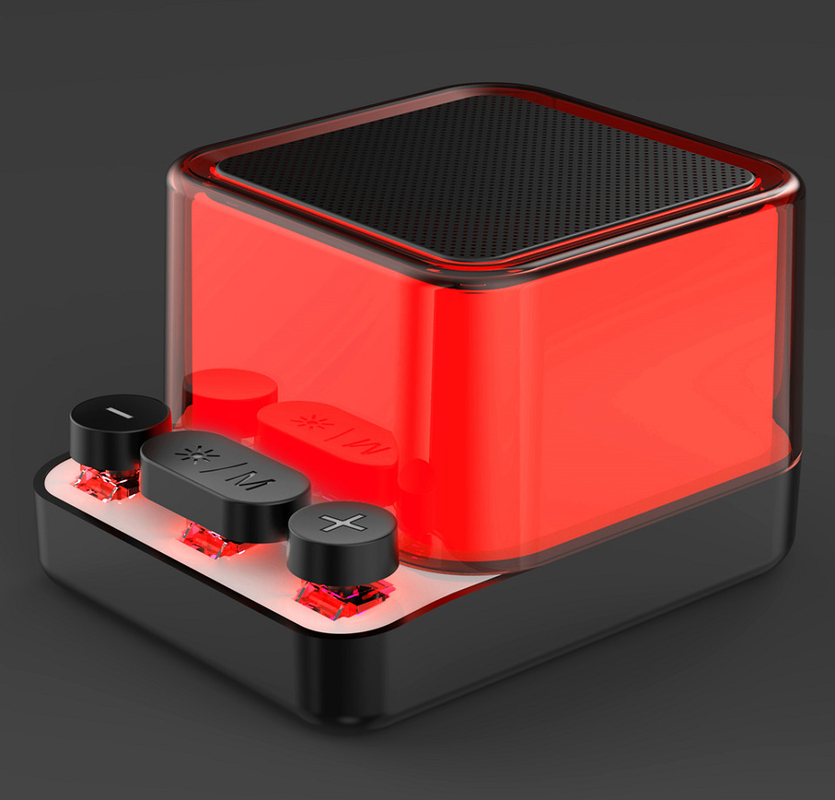 10W Power Black Bluetooth Speaker with 2400mAh/1200mAh/800mAh Baterie Supports TF/FM Playback and 32GB Memory Card Włączenie komórkowe