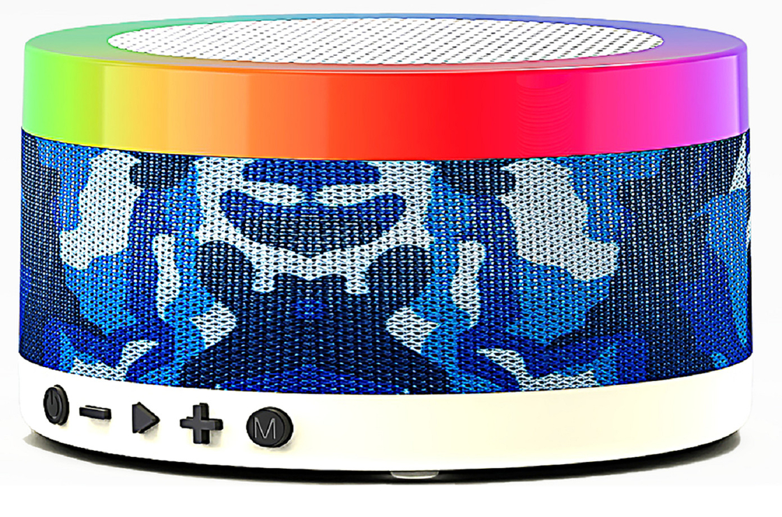 RMS 15W Moc 102mm Głośnik Bluetooth Karta TF USB Radio FM Wsparcie 2400mAh Bateria Kolorowe światła LED z wieloma trybami