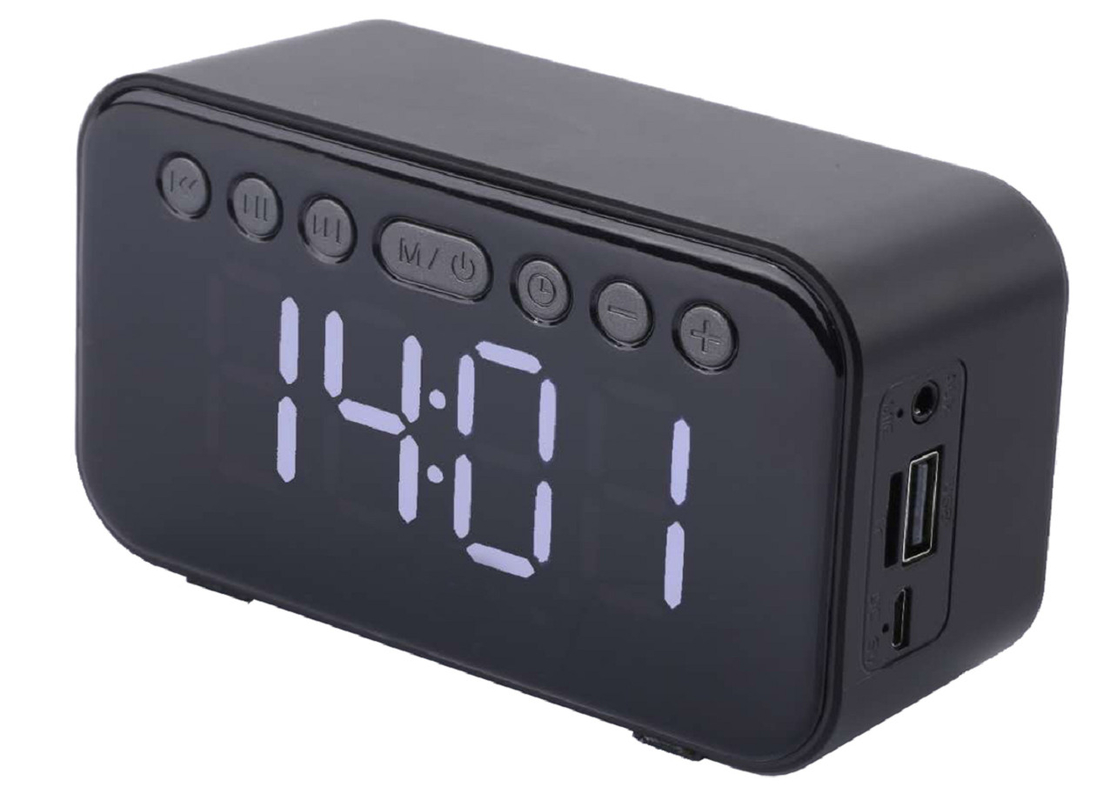 Głośnik Bluetooth obsługuje Bluetooth AUX kartę TF USB Radio FM Wbudowana bateria 500mAh Ładowanie USB Głośnik 52mm Rozszerzenie karty TF 32GB