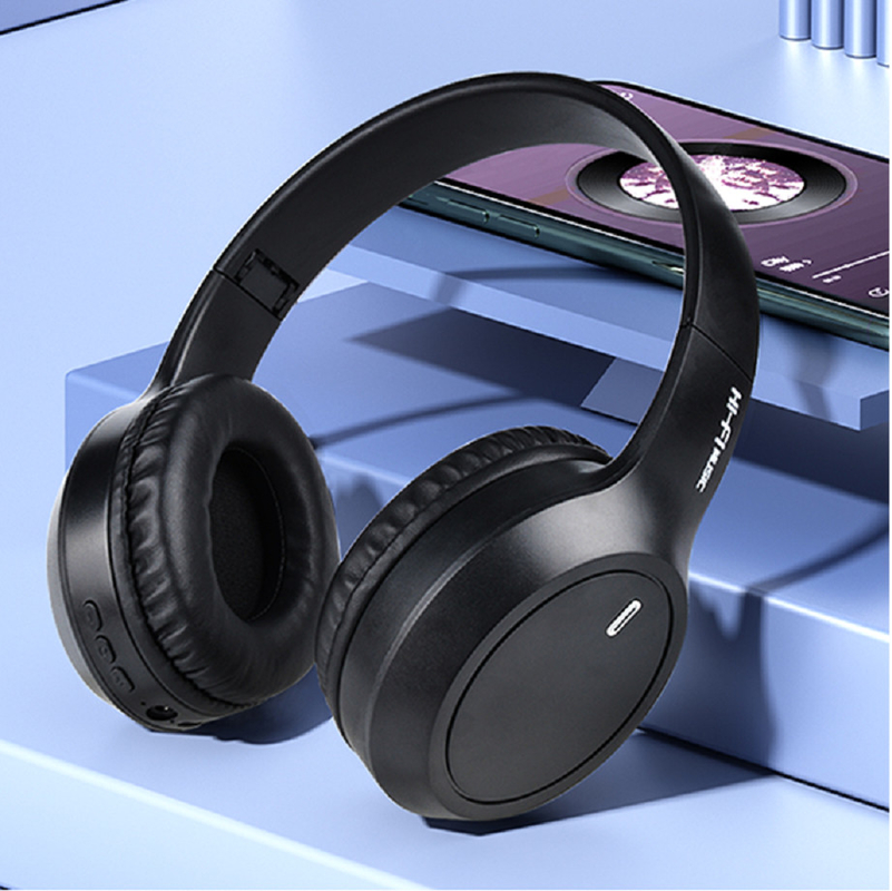 Bluetooth słuchawki, Bluetooth 5.3, akumulator o pojemności 150mAh, głośnik 40mm, czułość 105dB. Wspiera HFP, HSP, A2DP, AVRCP