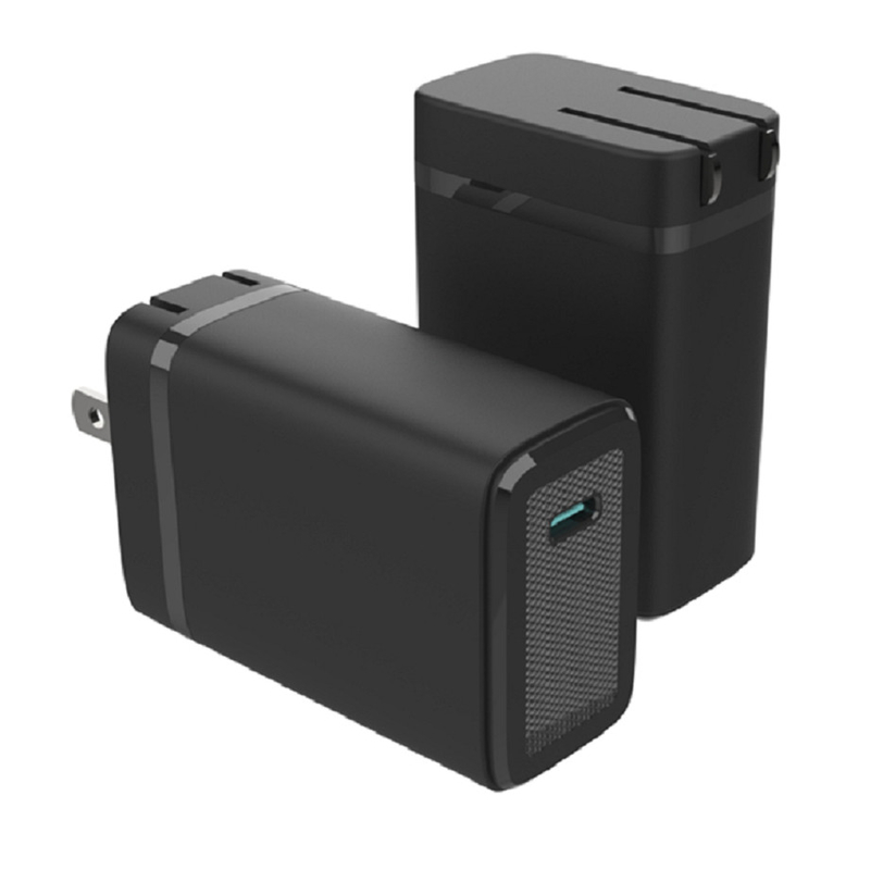 Szybkie ładowarki telefonów komórkowych GaN Technologia 45W PD Szybkie ładowanie 110-240V szerokokrętowy port USB-C