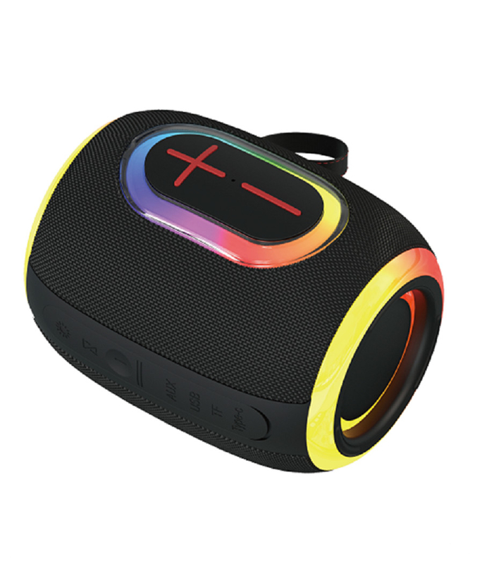 Głośnik Bluetooth 8W Mocy, Przetwornik 66mm, Bateria 1500mAh, Obsługa Bluetooth, TF, AUX, FM i Pendrive USB