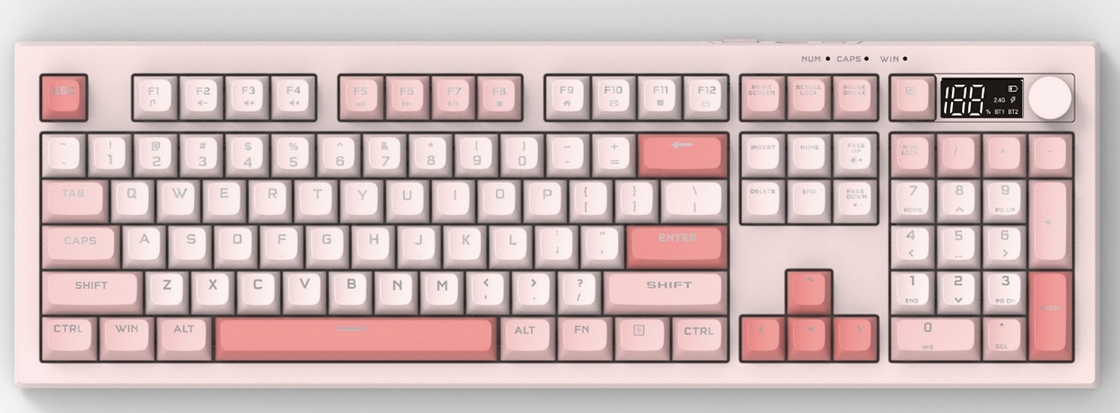 Wodaodporna klawiatura w pełnym rozmiarze Funkcje Struktura srebrnej pasty film oferuje białe światło i mody podświetlenia tęczy