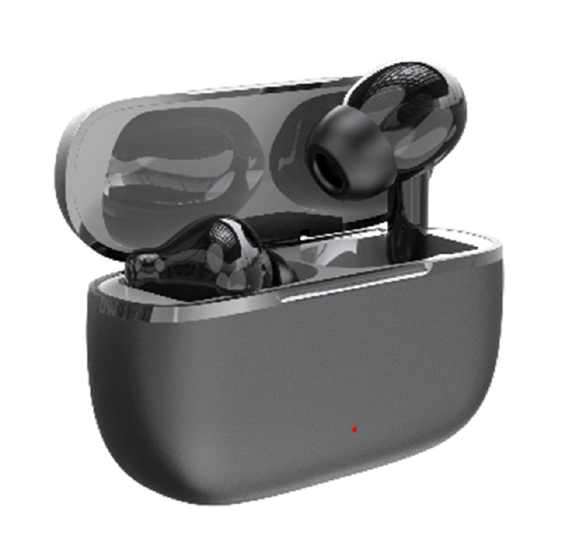 Bezprzewodowe słuchawki douszne Mini TWS Bluetooth w wersji 5.4, słuchawki F13, głośnik miedziany, etui 200mAh, 100 sztuk w kartonie, gotowe, czarne