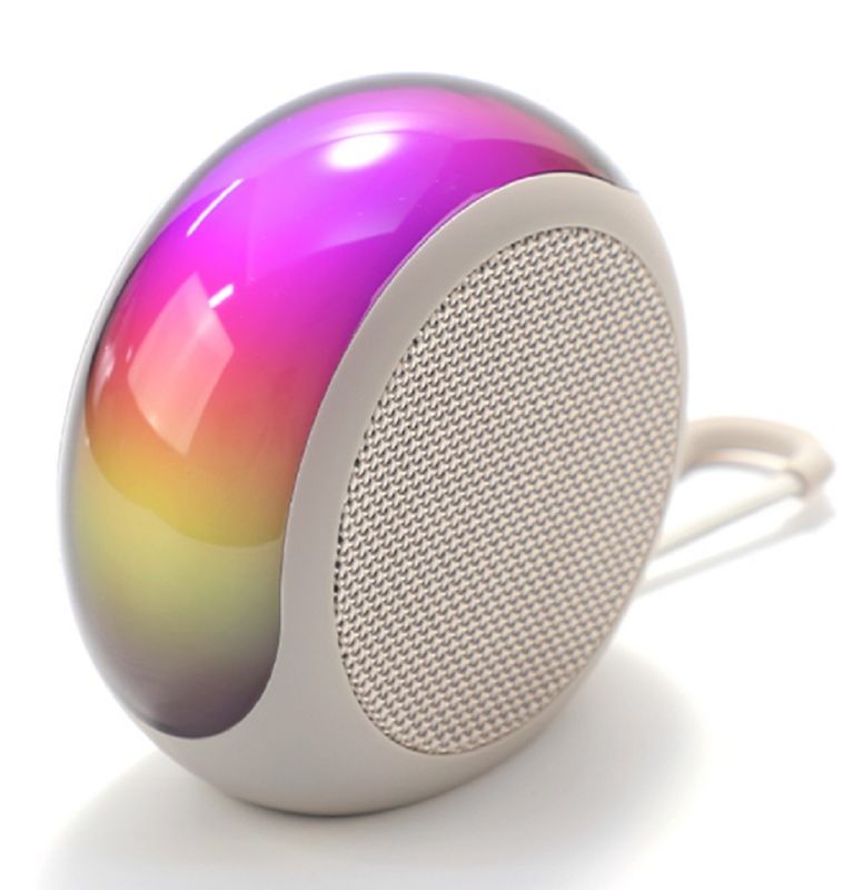 ETEK Przenośny Bluetooth 5.3 Głośnik z 7W basem 1200mAh Bateria RGB Light & TF/FM Playback Czarny Czerwony Zielony Biały