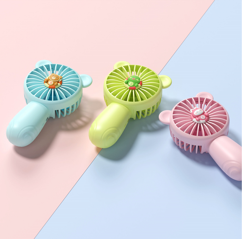 Mini USB Handheld Fan 500mAh Bateria ABS+PP Bezpieczny materiał Przenośny wentylator biurowy z kablem ładowania