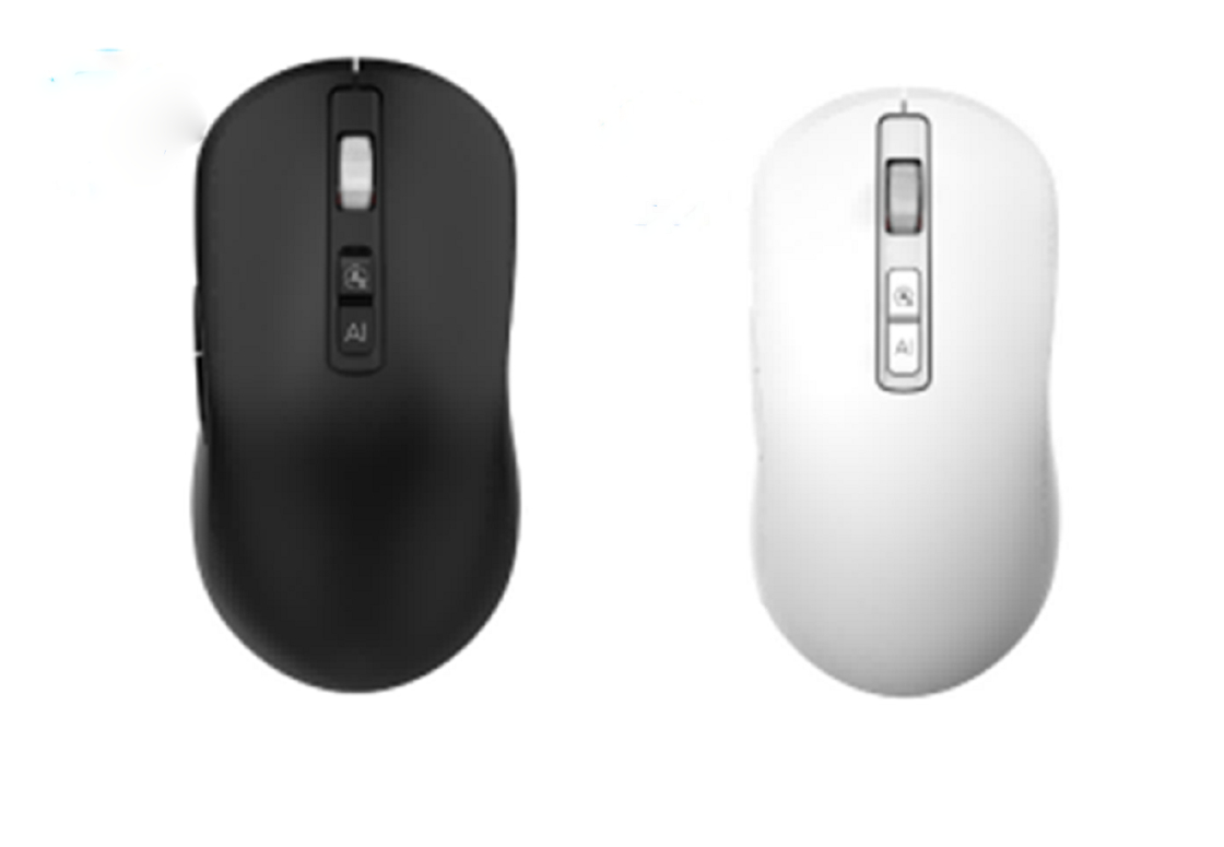 2.4G+Bluetooth AI Mouse z 7 przyciskami 1200-2400DPI Regulacja 3.7V/400mA bateria