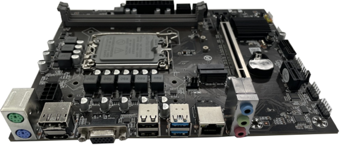 ETEK H610 Płyty główne Micro-ATX do procesorów LGA1700 DDR4 Dwu-Channel PCIe 4.0 x16 Slot DP+HDMI+VGA Opcjonalne wyjścia