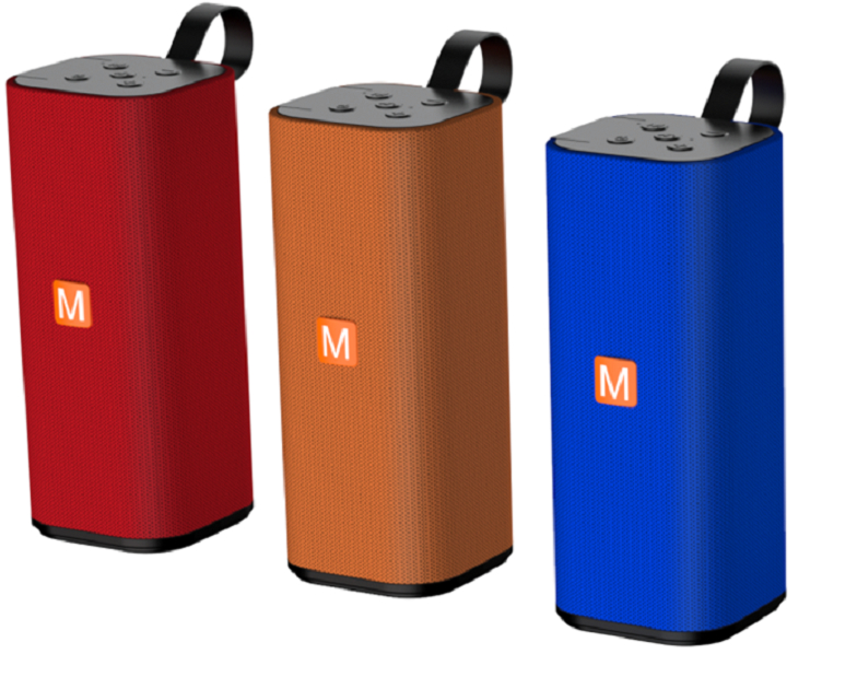 6W przenośny głośnik Bluetooth, ABS+Fabric, chip Jie Li, TF/FM/AUX/USB, rozmowa bez użycia rąk, bateria 1200mAh