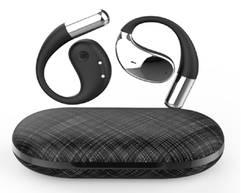 OWS Bluetooth Earbuds, AB5656C Chip, 14mm Driver, 3H Playtime, 30mAh+300mAh Bateria, HSP/HFP/A2DP/AVRCP, 10m Range, 3 kolory