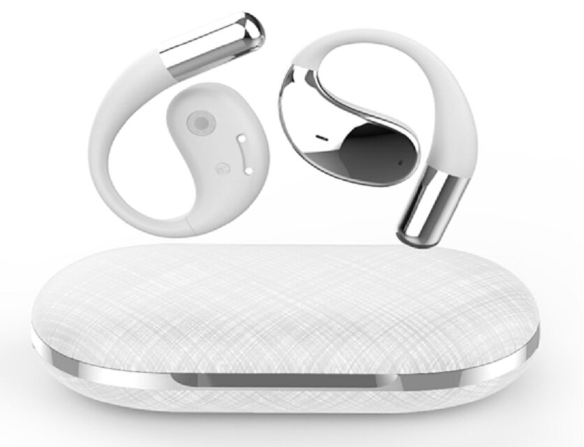 OWS Bluetooth Earbuds, AB5656C Chip, 14mm Driver, 3H Playtime, 30mAh+300mAh Bateria, HSP/HFP/A2DP/AVRCP, 10m Range, 3 kolory