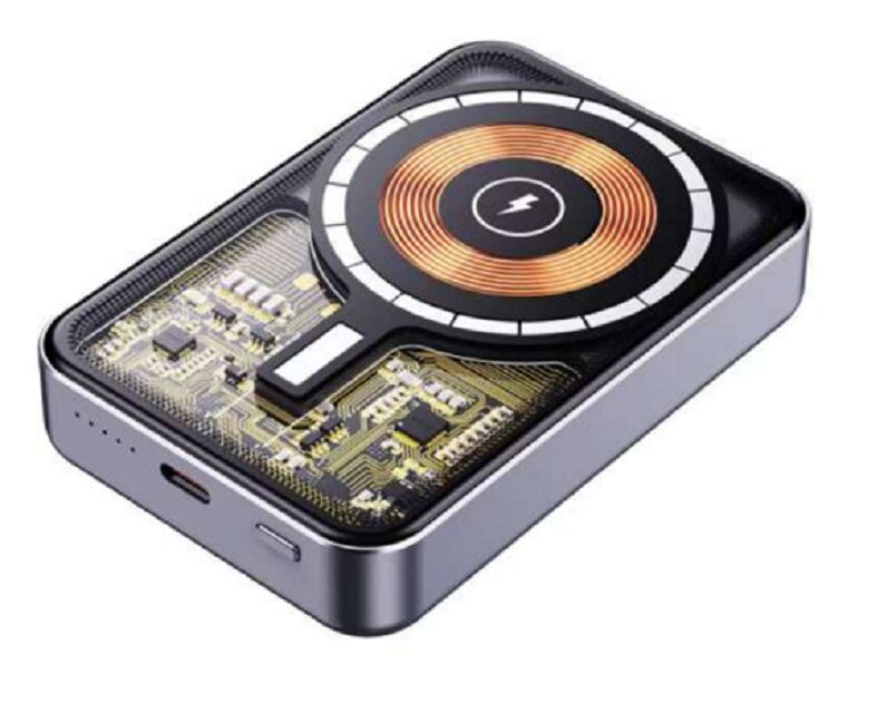 10000 mAh Przejrzysty Mecha Power Bank