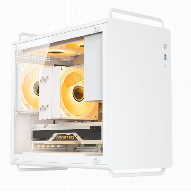 20L Kompaktna obudowa do PC do gier, M-ATX/ITX, 326mm GPU, 155mm CPU Cooler, 140mm PSU, opcje podwójnej przedniej panele, filtry magnesowe