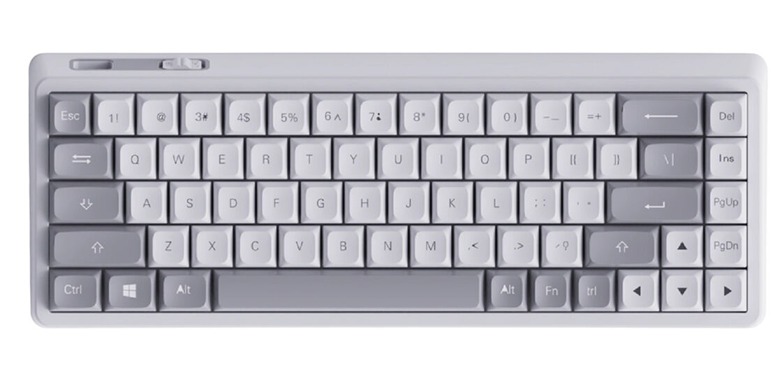 Klawiatura mechaniczna RGB z możliwością wymiany przełączników, obudowa ABS, keycapy Double-Shot, 3000mAh, Full N-Key Rollover