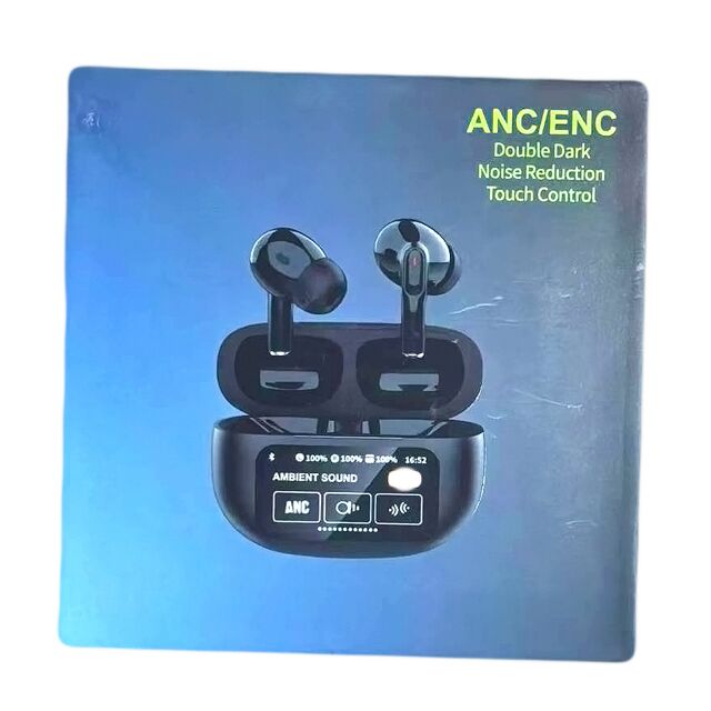 Słuchawki TWS z obudową do ładowania o pojemności 300 mAh,Słuchawki TWS ANC+ENC,F10 Driver, Touch Control, Ambient Mode, 30+300 mAh, Typ-C, Czarny