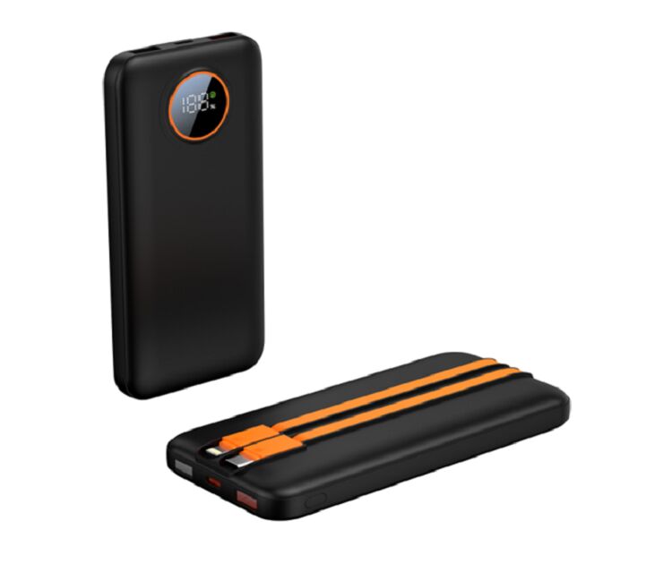 Powerbank 10000mAh z wbudowanym kablem, PD 22,5W, Type-C/Lightning, A-Cell