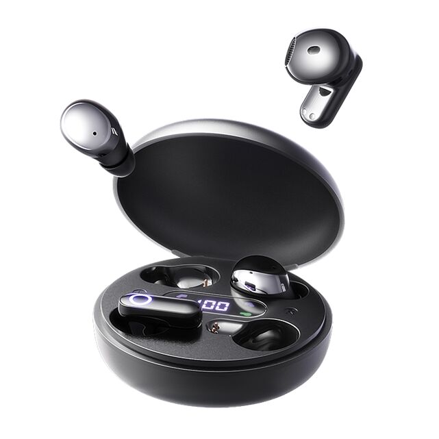 TWS Bluetooth 6.0 słuchawki, 12mm sterownik, 4,5h czasu gry, USB-C ładowarka