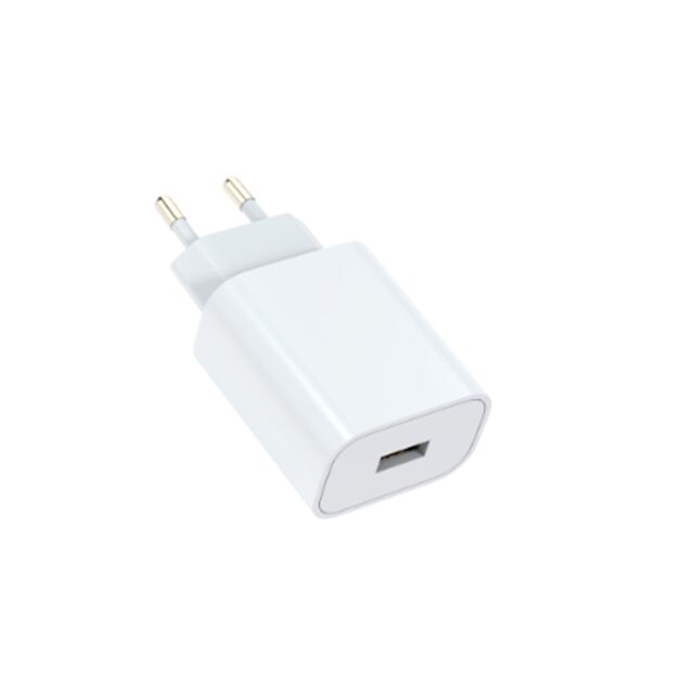 Szybka ładowarka QC 18W USB-A, wtyczka amerykańska, wyjście wielonapięciowe, kompaktowe opakowanie PE