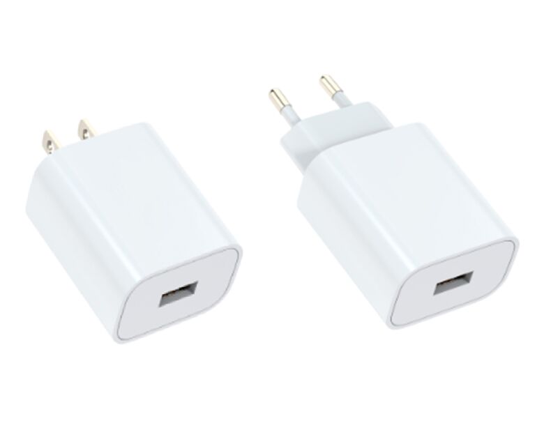 Szybka ładowarka QC 18W USB-A, wtyczka amerykańska, wyjście wielonapięciowe, kompaktowe opakowanie PE