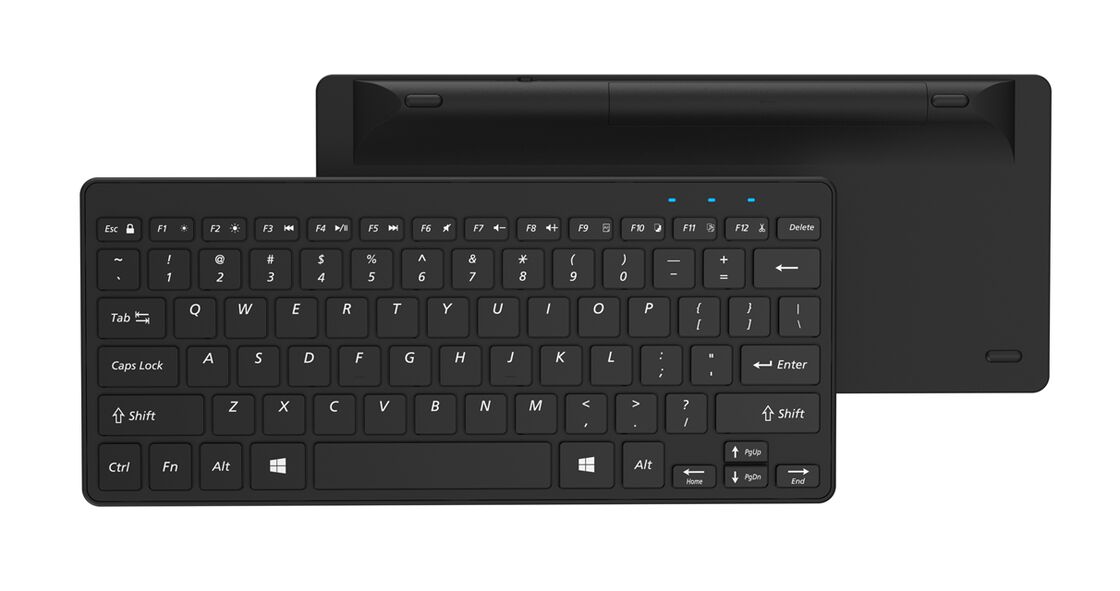 Ultra-szczupła klawiatura bezprzewodowa, klawiatury nożyczkowe, 2.4G + Bluetooth 5.0