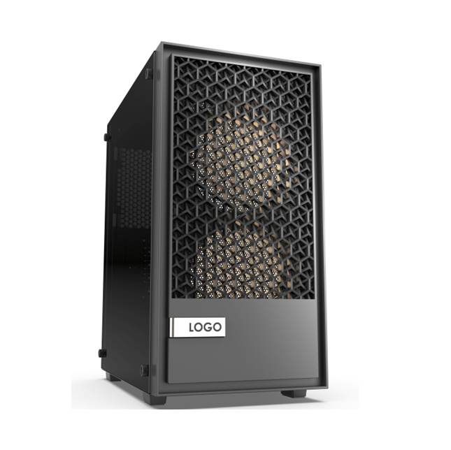 MATX Środkowa obudowa wieży, Panel boczny ze szkła hartowanego, 240 mm AIO & 300 mm Wsparcie GPU