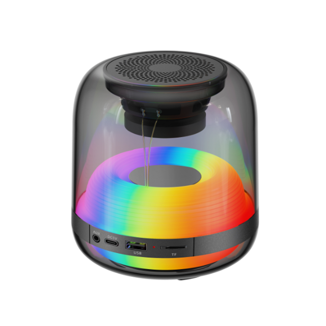 Bluetooth 5.4 Przenośny głośnik 5W Full-Range + RGB Light TF/USB/AUX Quad-Mode