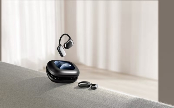 OWS TWS Bluetooth 5.4 słuchawkę słuchawkową 12mm Kompozytowy diafragma Funkcja tłumaczenia Siri Aktywacja 5.5 godzin Żywotność baterii Ergonomiczna konstrukcja