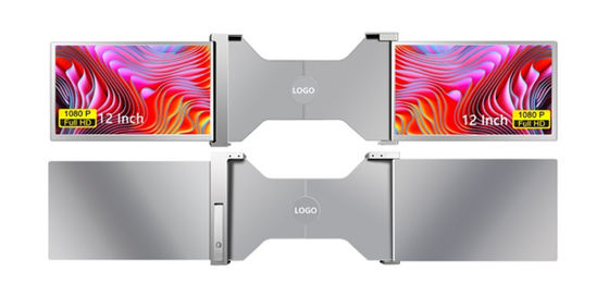 2 x 12-calowe ekrany FHD IPS 1920 x 1080 16 / 9 Ultra-light Design 1,1 kg na ekranie 25,3 mm grubość Wsparcie HDR 12 języków OSD